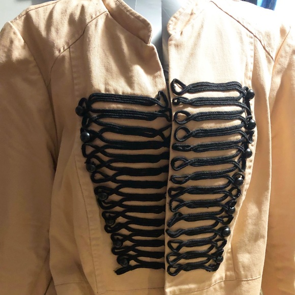 torrid Jackets & Blazers - Torrid Embellished Band Jacket In Dusty Pink